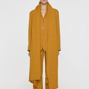 New BLEUSALT Tumeric Mustard 3 Yard Wrap